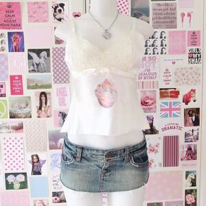 jones new york cupcake lace cami size small